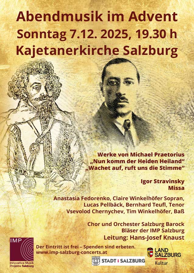 Abendmusik im Advent - Stravinsky und Praetoris