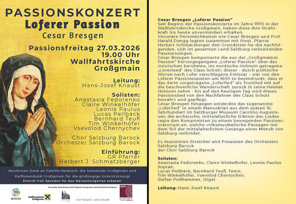 Cesar Bresgen „Loferer Passion“ Großgmain